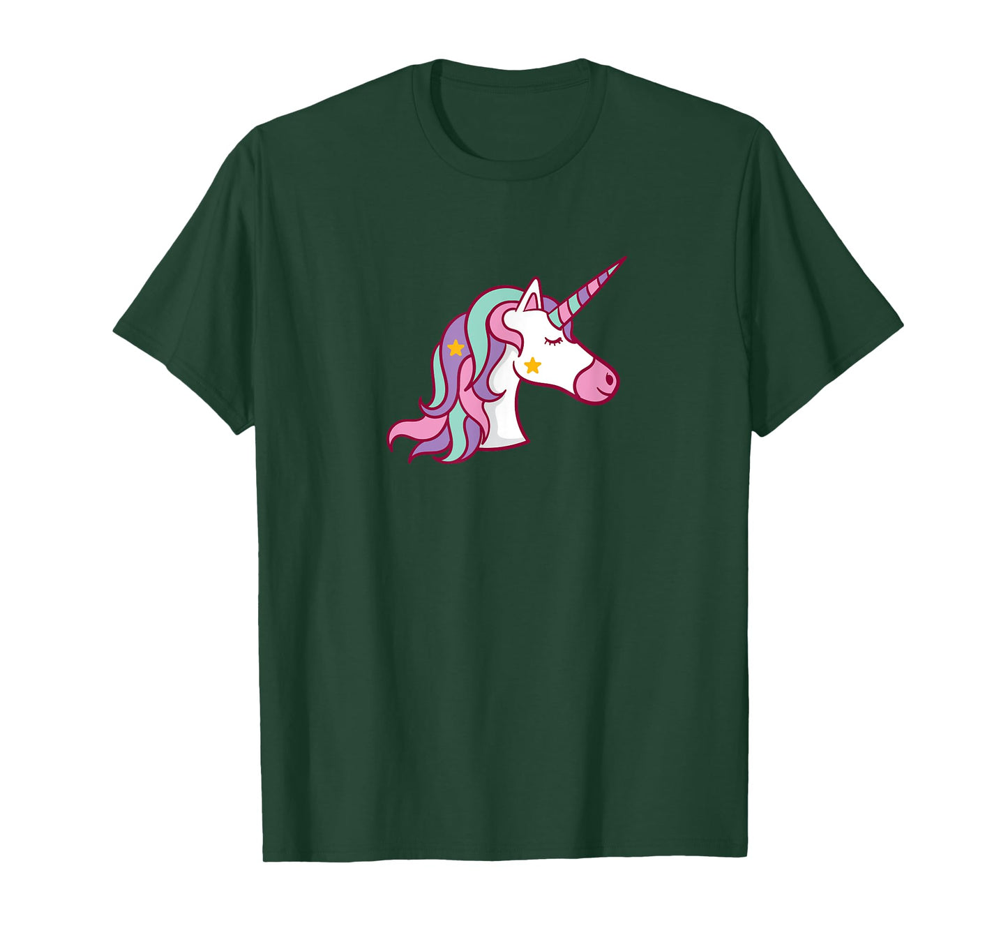 Pink Magic Unicorn Feminine Beautiful Girly Girlie Girl T-Shirt