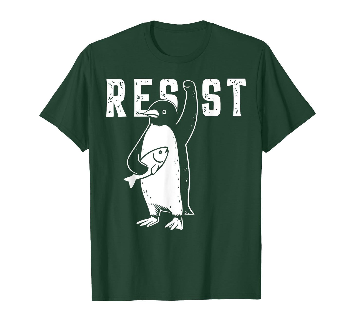 Penguin Resist Meme – Tariff Protest Meme, Flippers Up T-Shirt