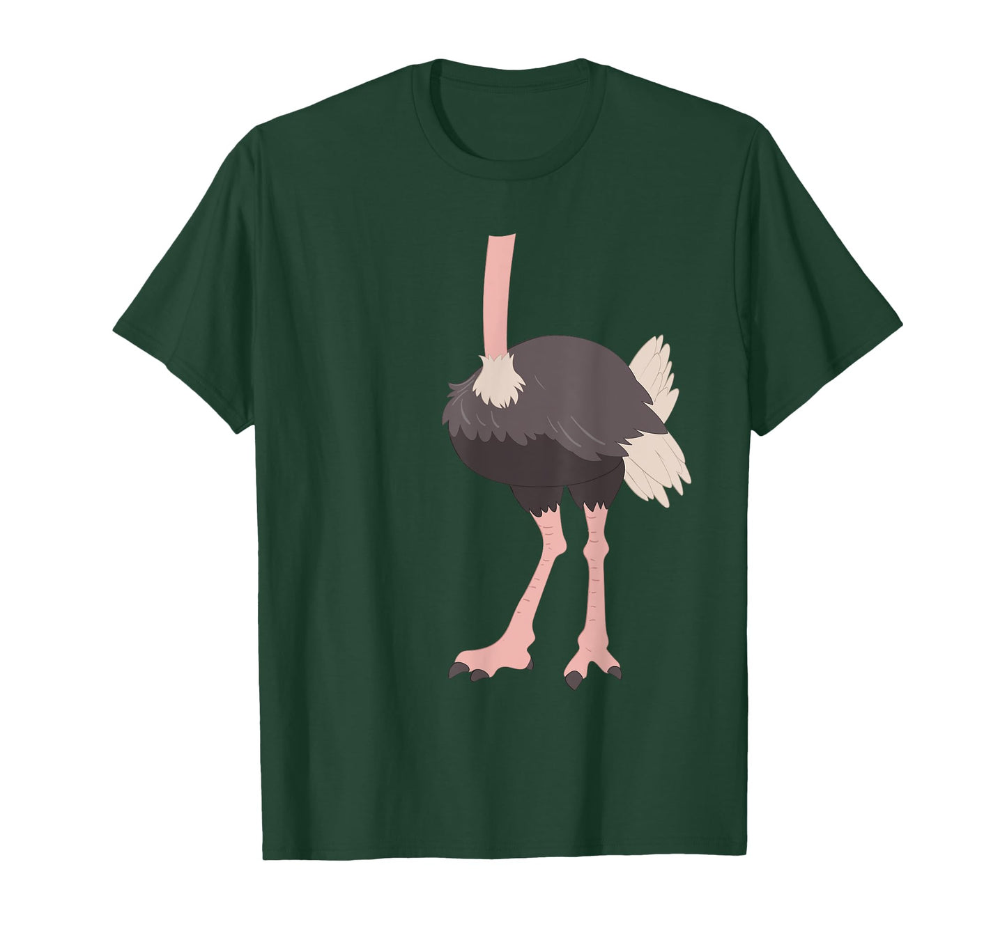 Ostrich Costume - Safari Animal Lover Zookeeper T-Shirt