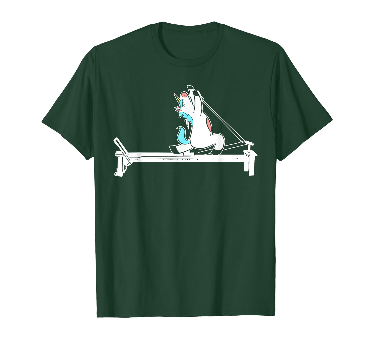 Pilates Unicorn Fitness Exercise Training Meditation T-Shirt