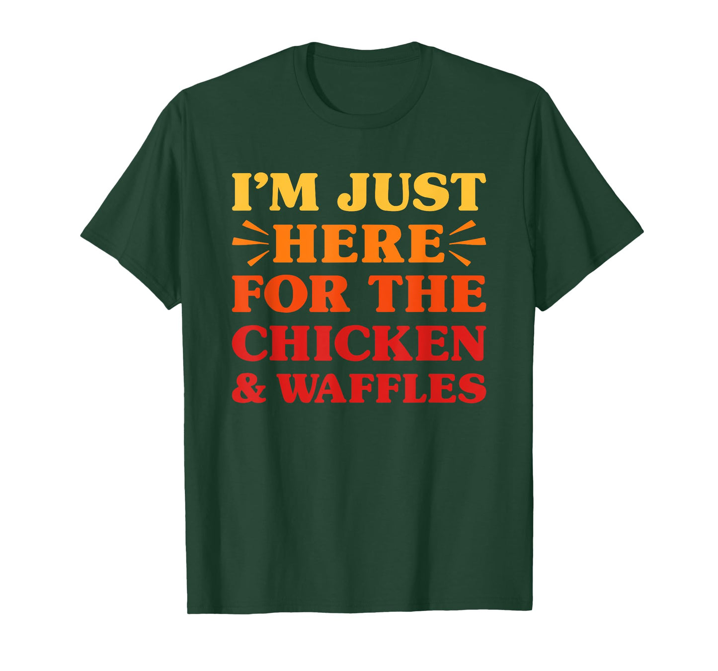 Chicken and Waffles I Love Chicken and Waffles Funny Food T-Shirt