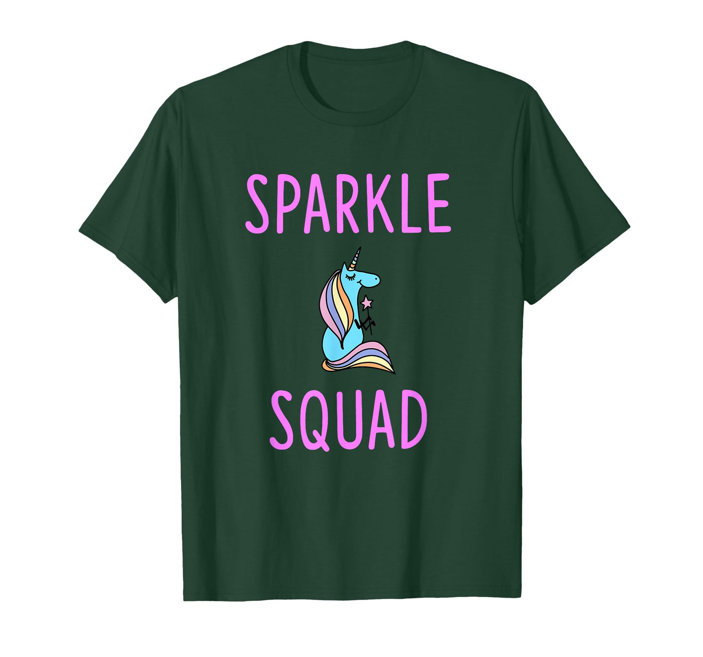 Sparkle Squad Cute Funny Unicorn Party Shirt T-Shirt