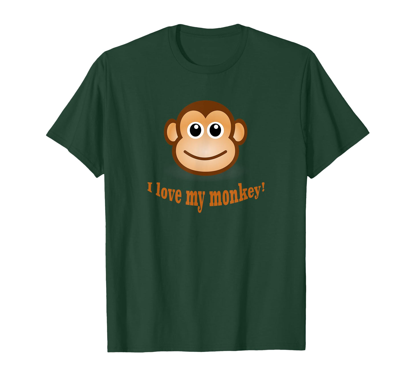 I Love My Monkey T-Shirt