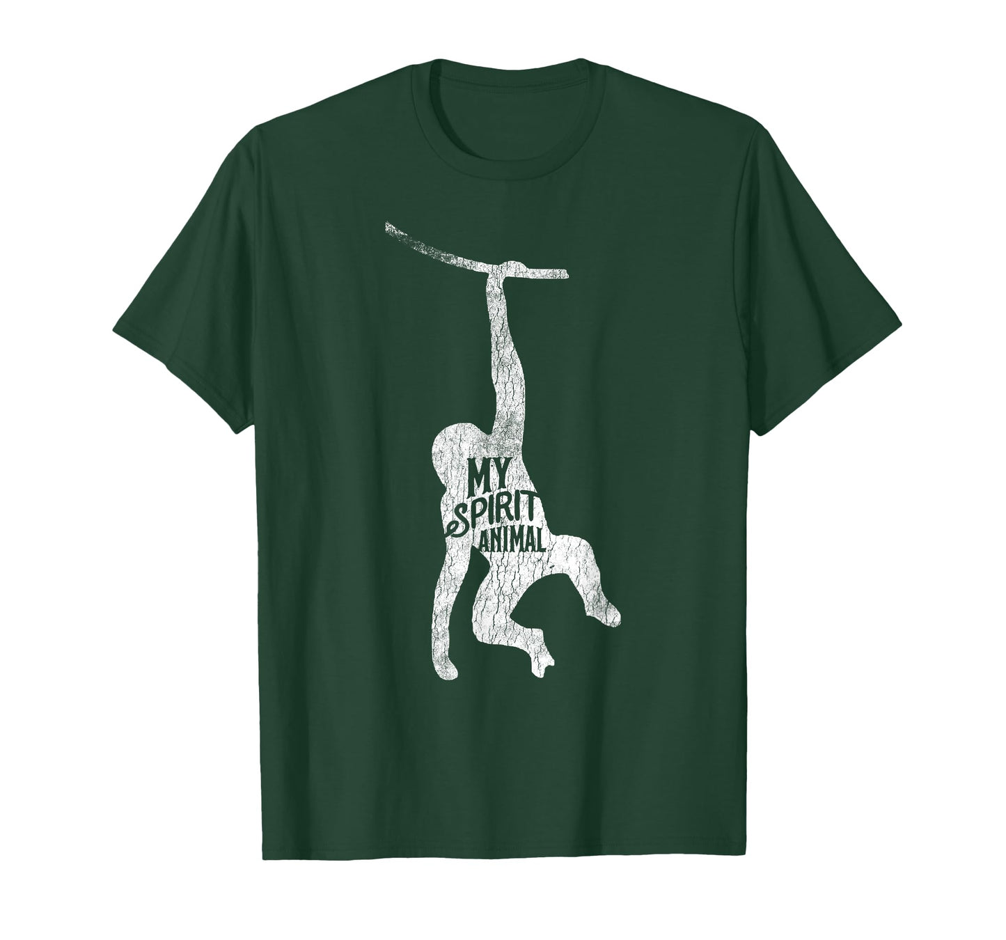 Cute Monkey Is My Spirit Animal Love Monkeys T-Shirt Gift T-Shirt