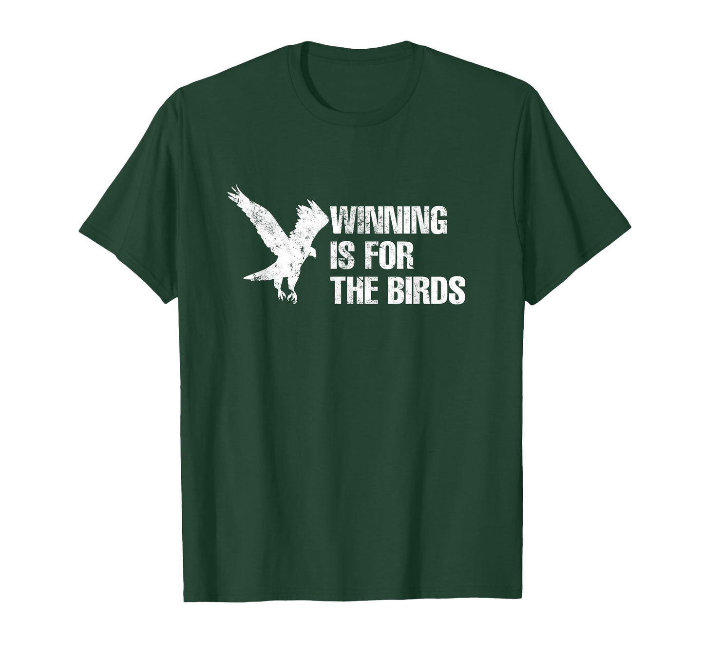 Winning is For the Birds Vintage Distressed Graphic T Shirt T-Shirt