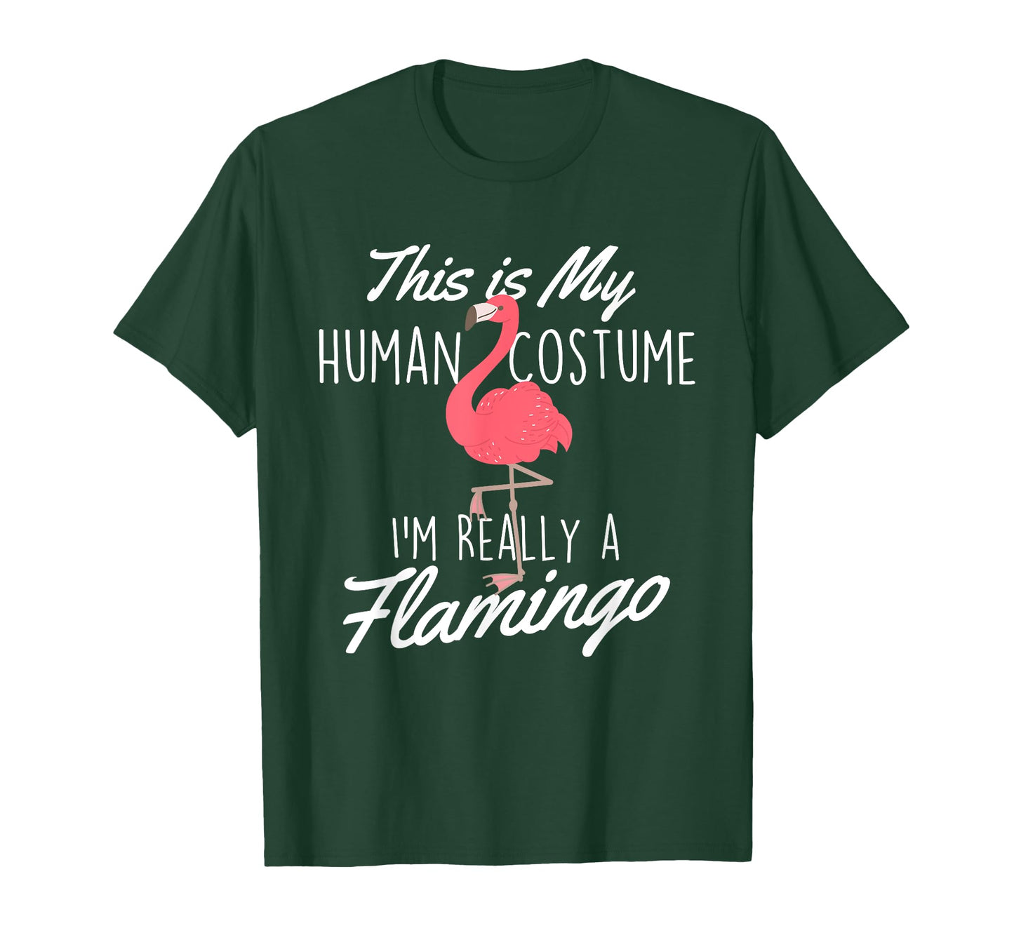 This Is My Human Costume - Flamingo Lover Zoo Animal T-Shirt