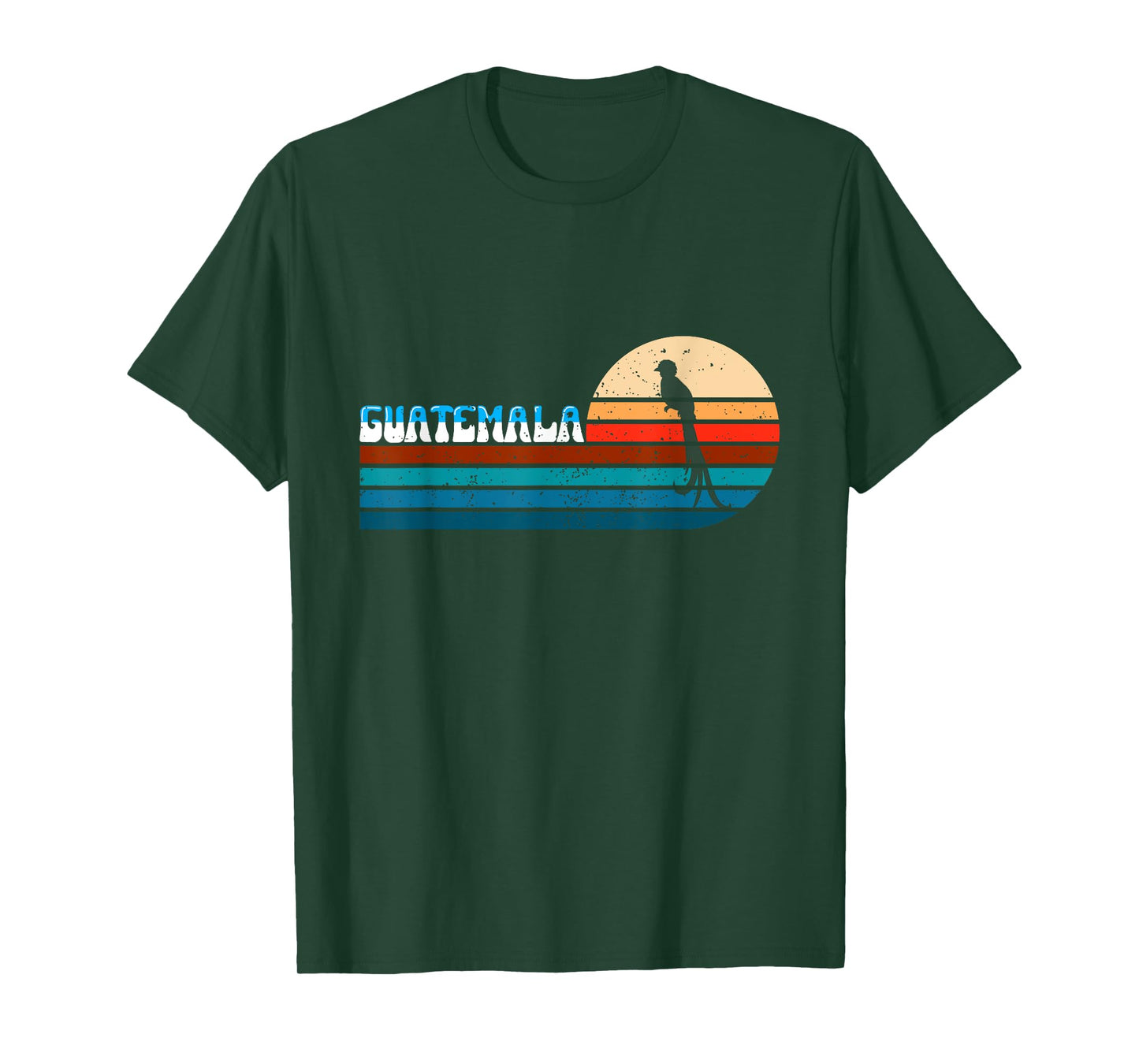 Retro Vintage Guatemala Guatemalan Quetzal T-Shirt