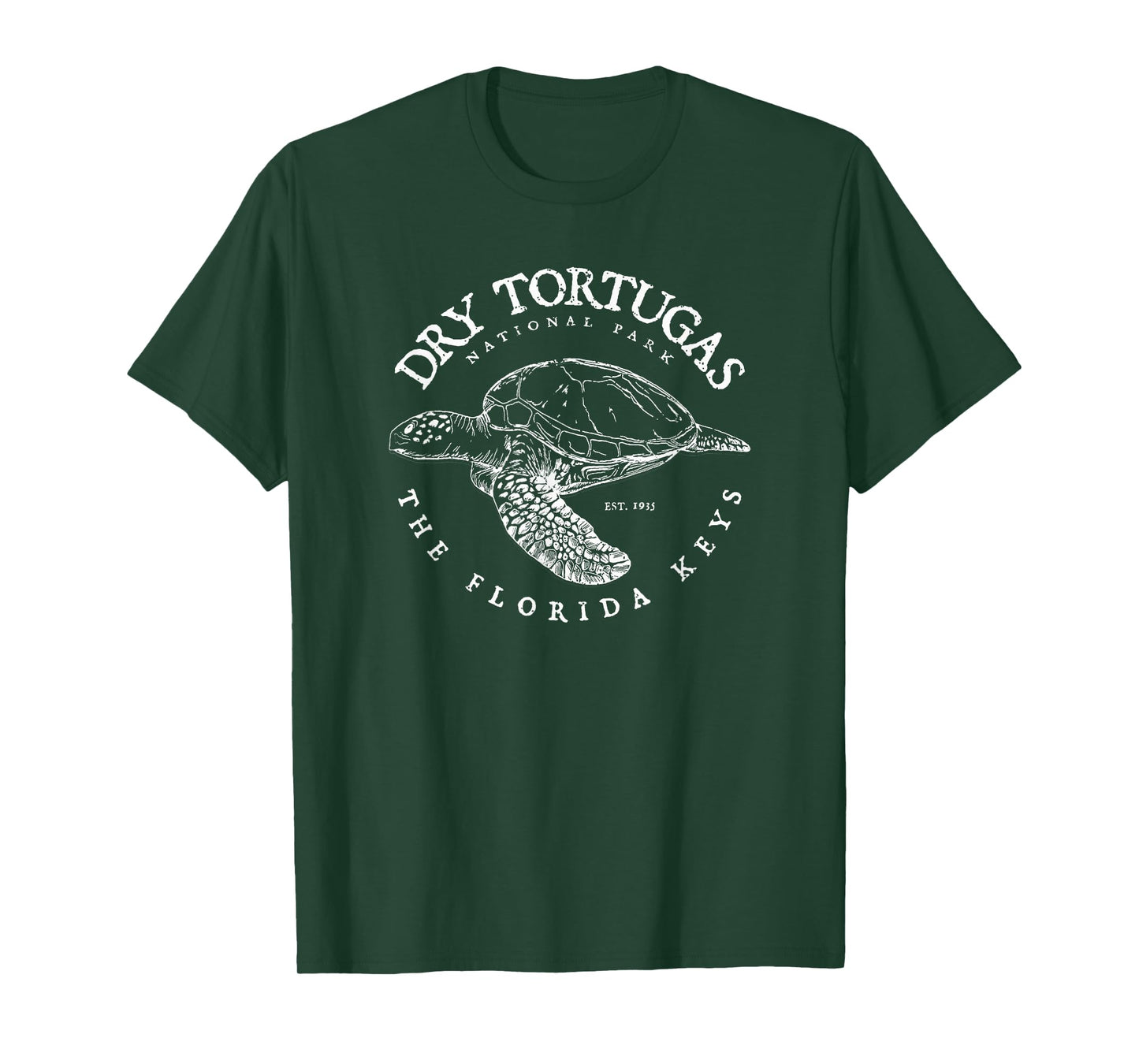 Dry Tortugas National Park Florida Keys Scuba Diving Turtle T-Shirt