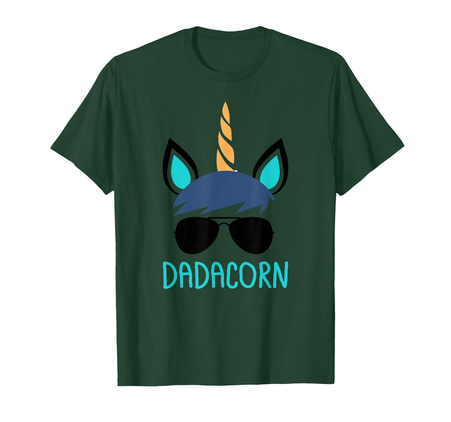 Dadacorn Unicorn Dad T-Shirt Father's Day Gift T-Shirt