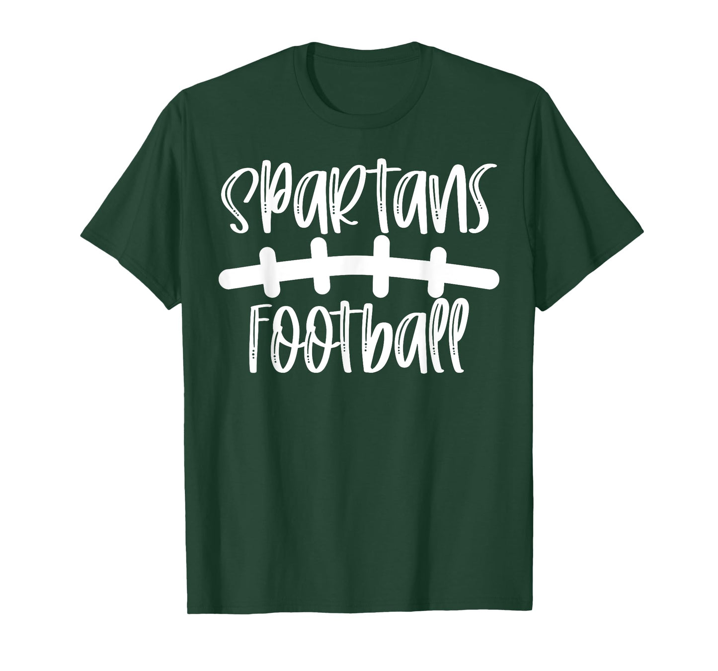 Spartans Football School Spirit Team Mascot Game Night T-Shirt