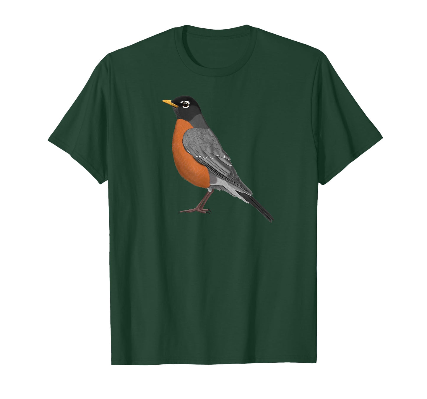 American Robin Bird Birder Birdlover Birdwatcher Animal T-Shirt