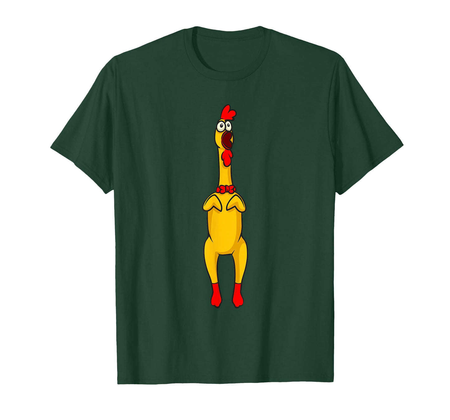 Rubber Chicken Gift & Rubber Chicken Accessoires Unisex-Adults Black Small T-Shirt