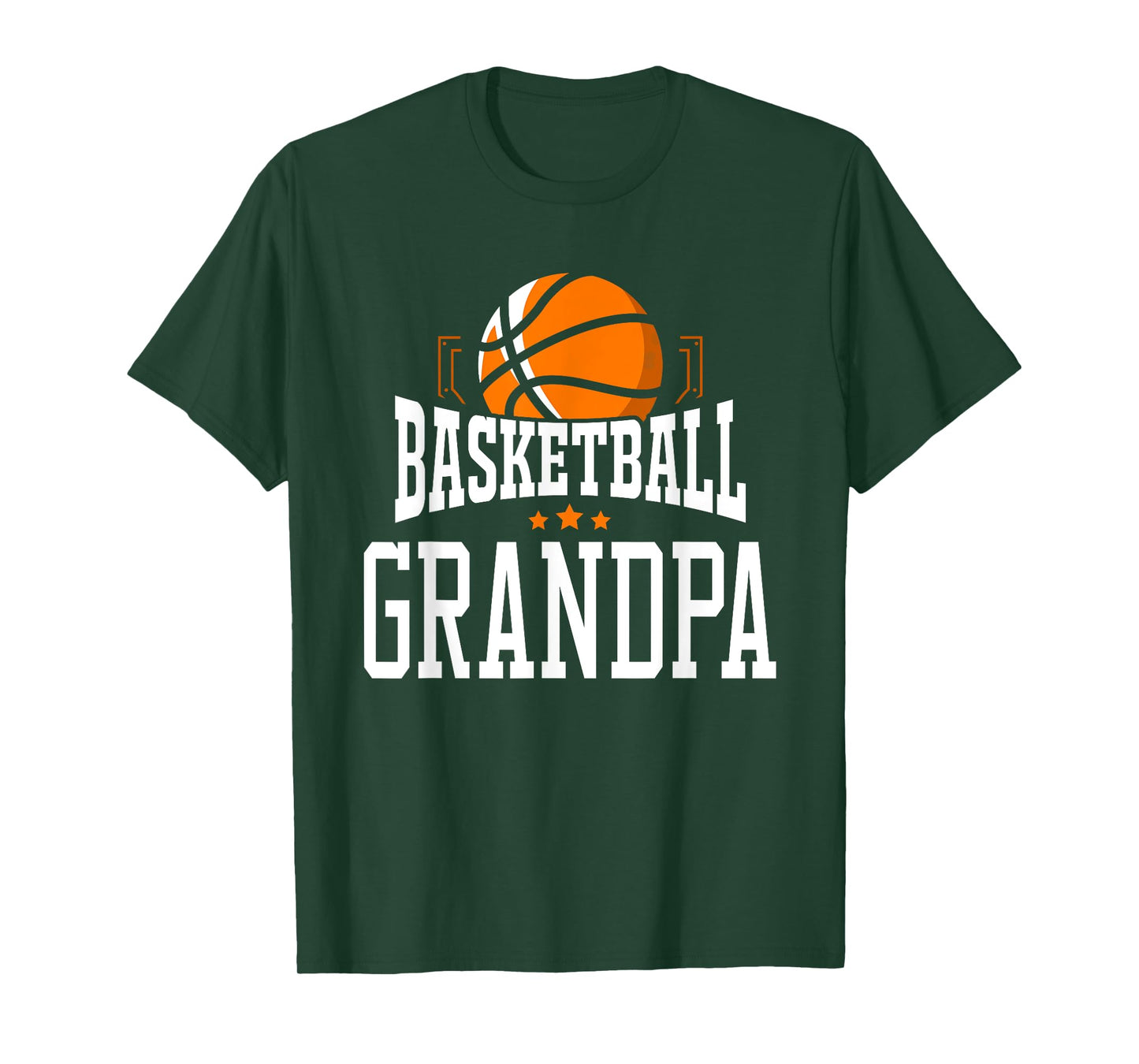 Basketball Grandpa Team Sports Fan T-Shirt
