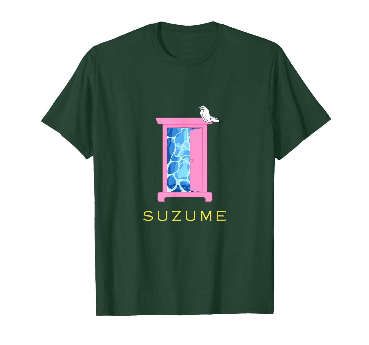 Magic Door Origami Bird Suzume T-Shirt