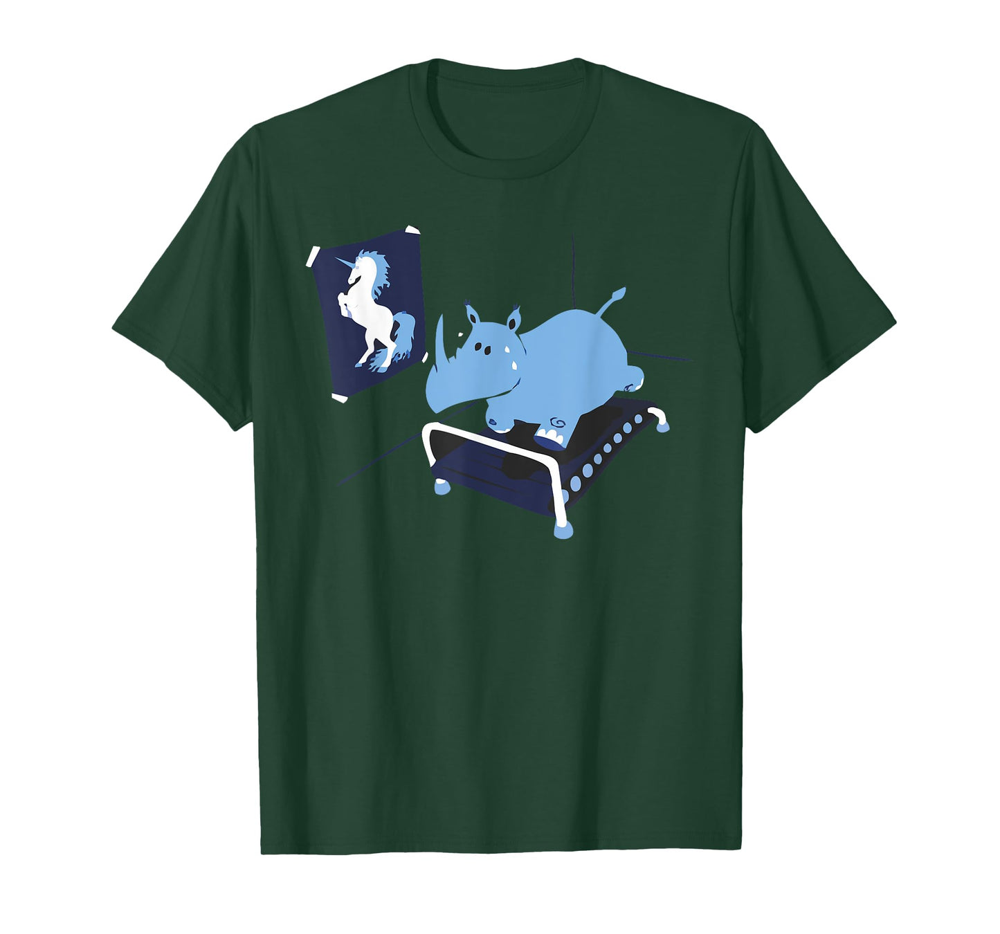 Rhino = Fat Unicorn T-Shirt - Popular Adult Humor T-Shirts T-Shirt
