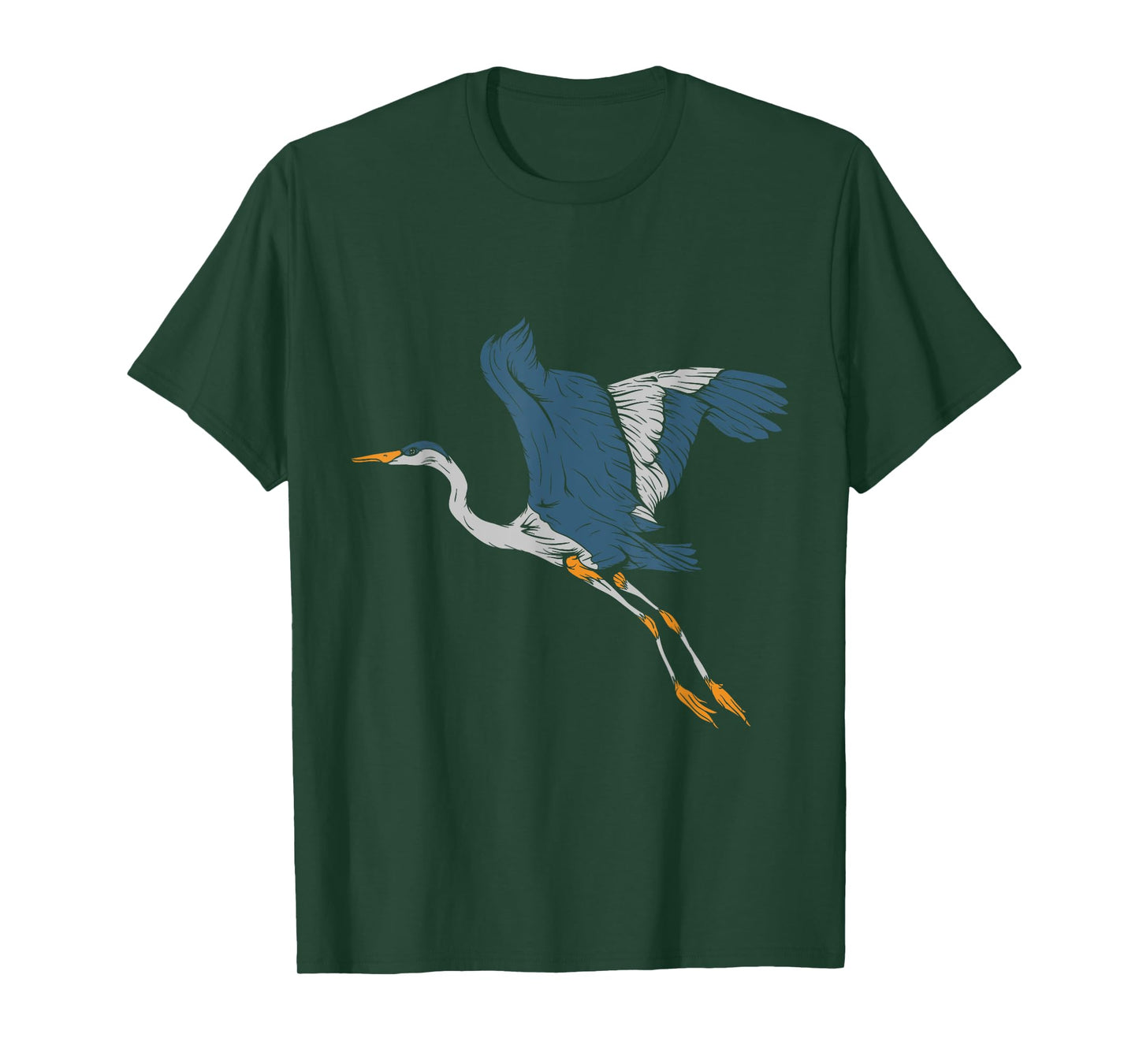 Great Blue Heron Taking Flight T-Shirt