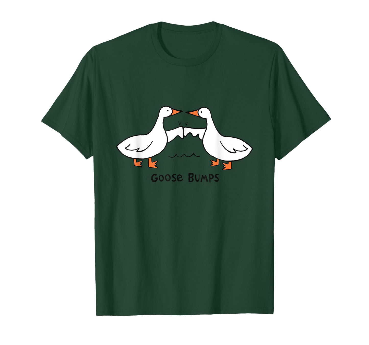 Goose Bumps Life Is Goose Funny Goose Geese Fist Bump Womens T-Shirt