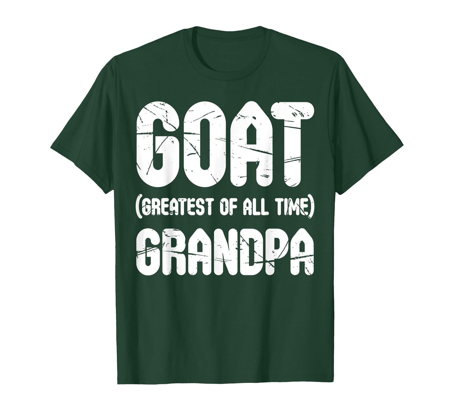 Mens GOAT Greatest Of All Time Grandpa Shirt For Father's Day T-Shirt