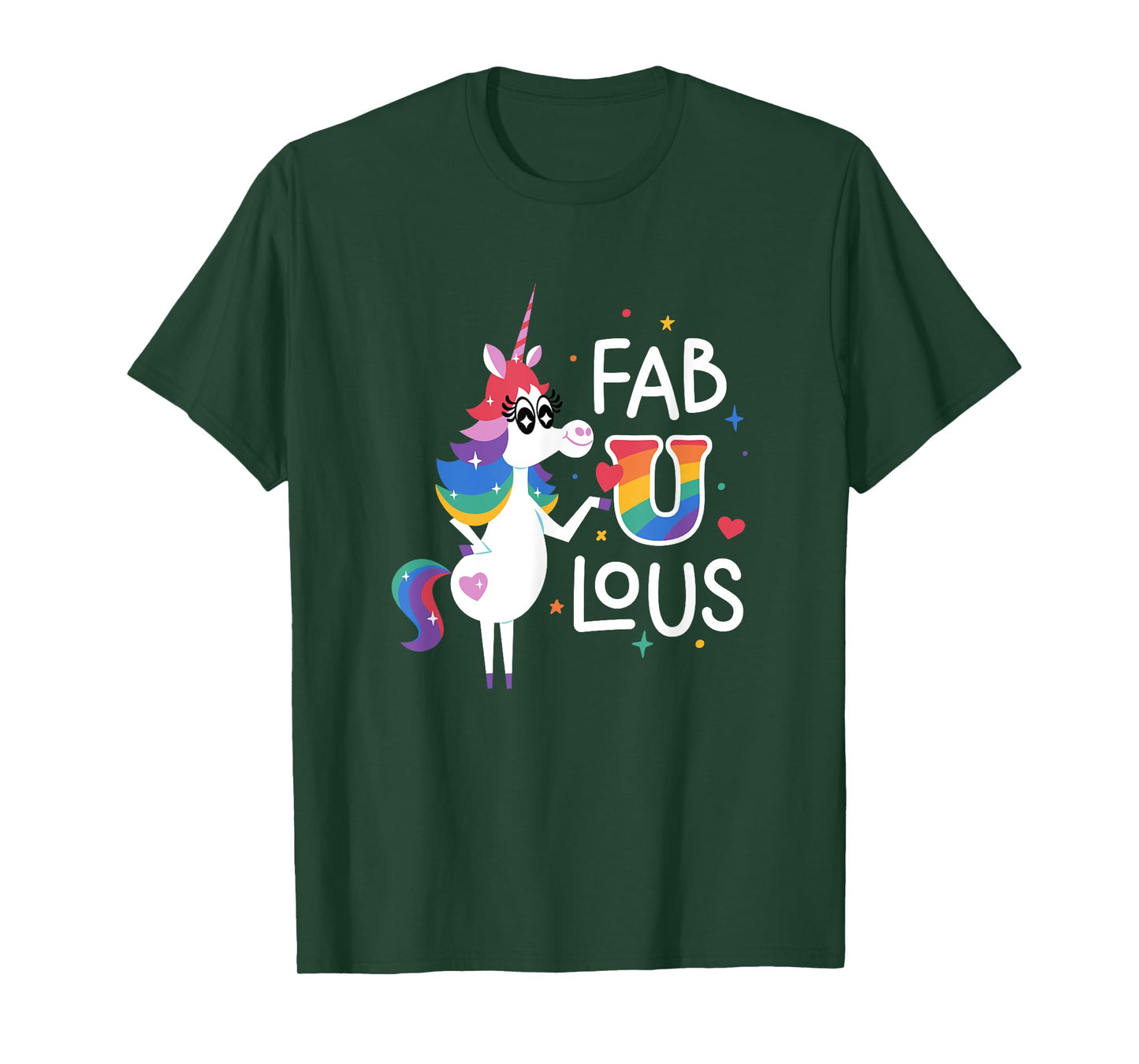 Disney Pixar Inside Out Rainbow Unicorn Fabulous T-Shirt