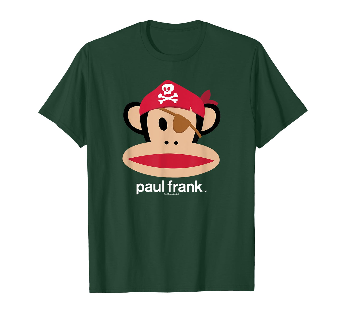 Paul Frank Halloween Julius Pirate Monkey Logo T-Shirt
