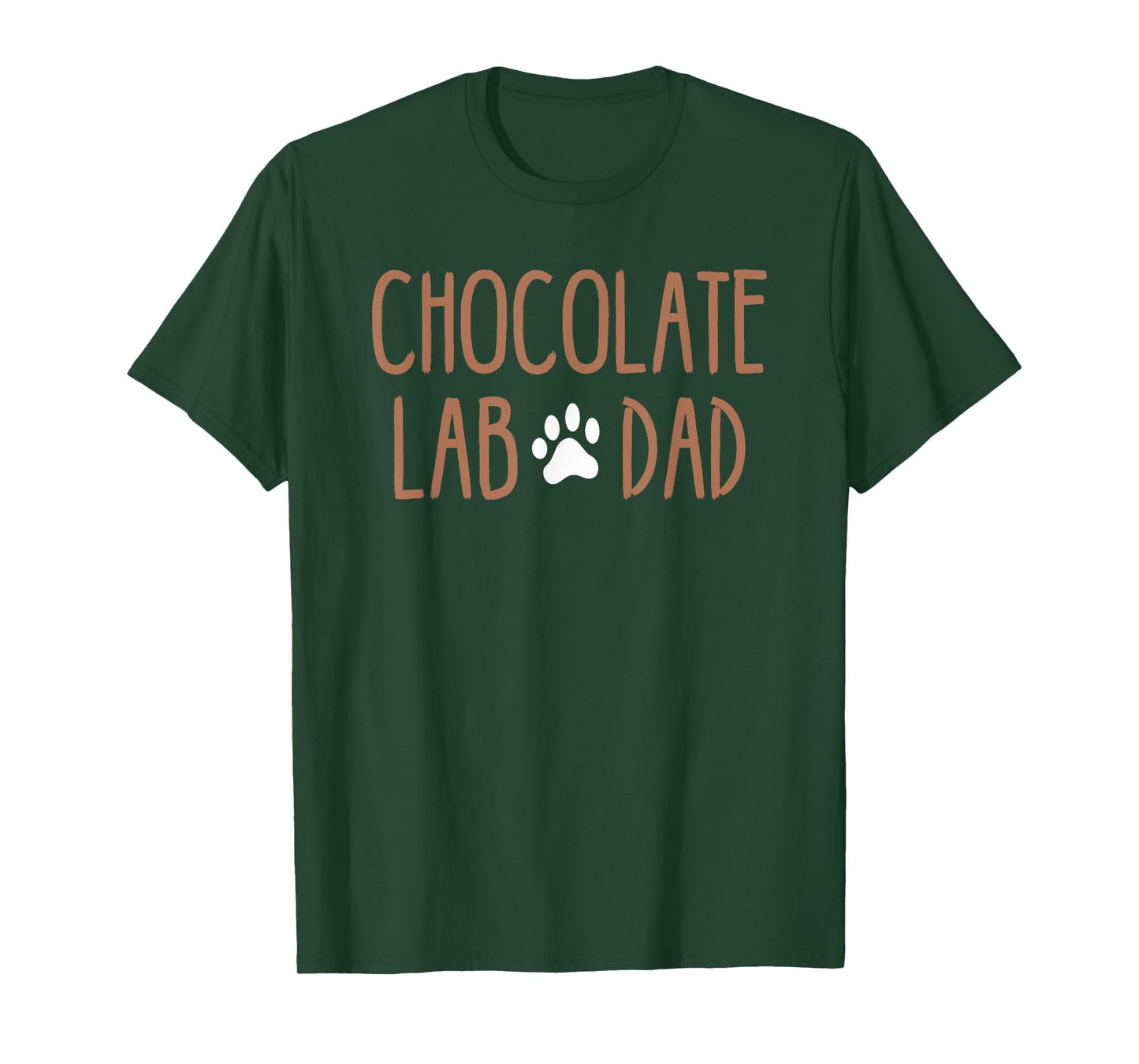 Best Chocolate Lab Dad Dog Lover Brown Labrador Retriever Men Women Girls Kids T-Shirt