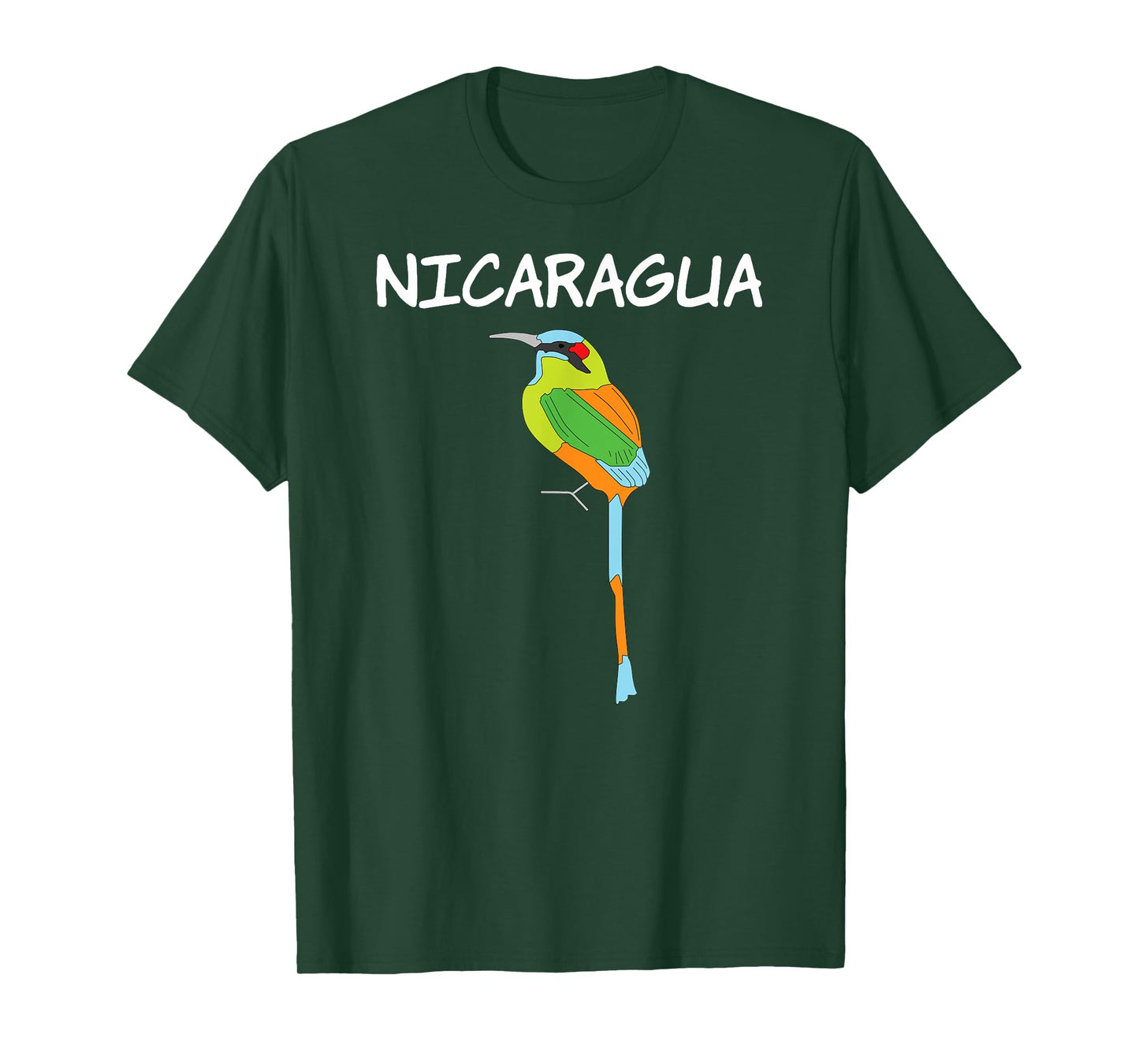 Nicaragua Nicaraguan Bird Central America Guardabarranco T-Shirt