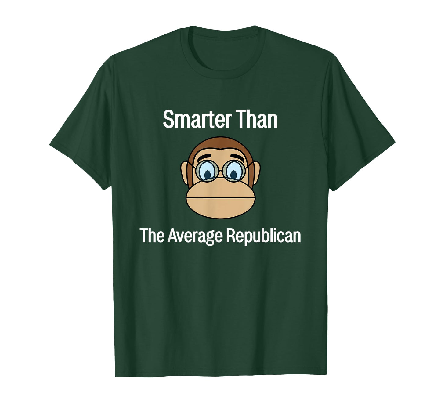 Smarter Than The Average Republican Monkey With Glasses T-Shirt