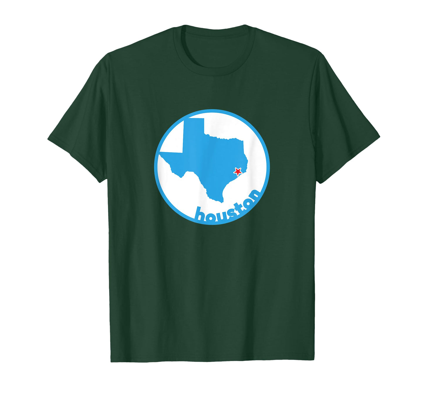 Retro Texas City of Houston H-Town T-Shirt