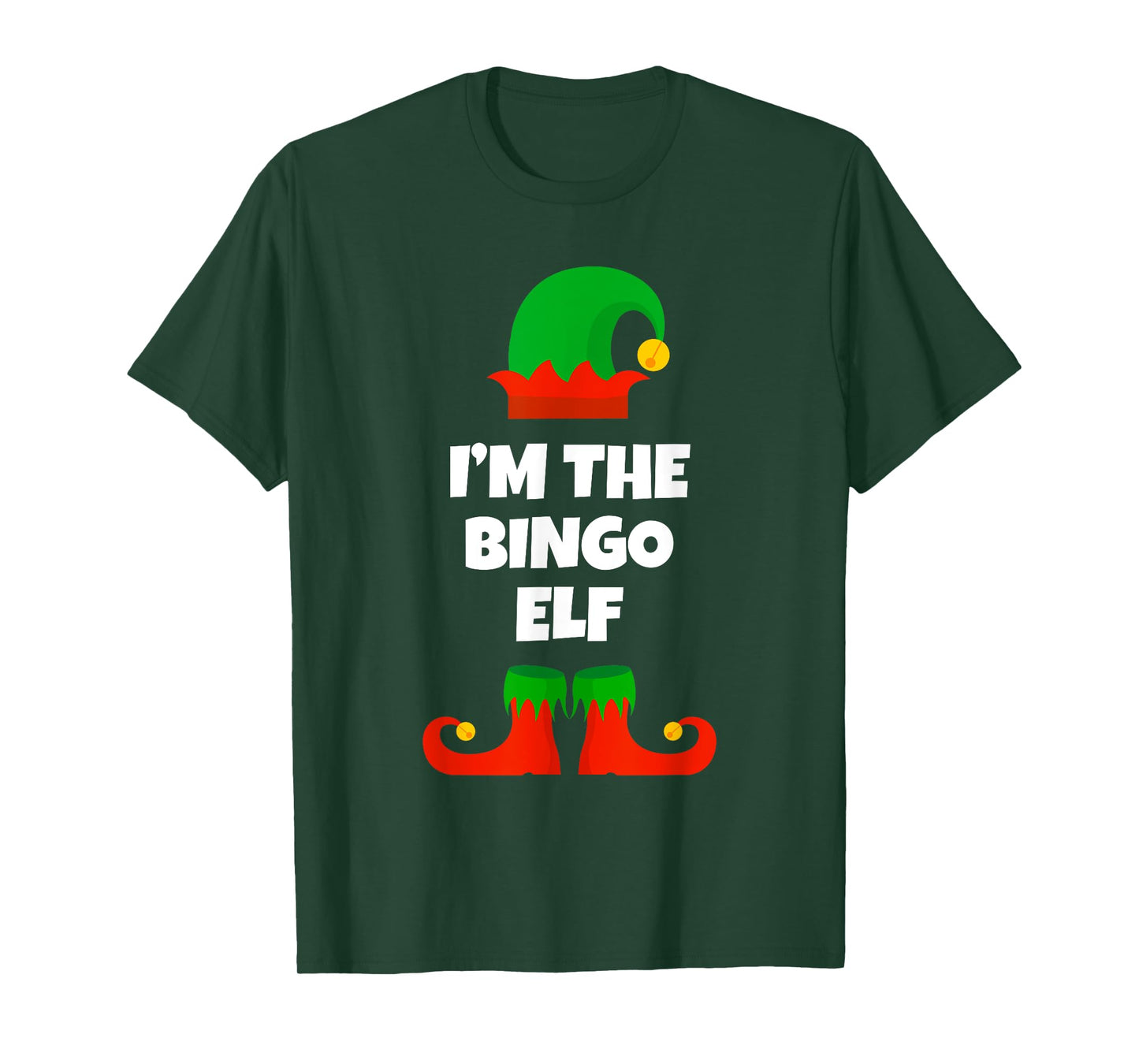 I'm The Bingo Elf Family Pajama Christmas Funny T-Shirt