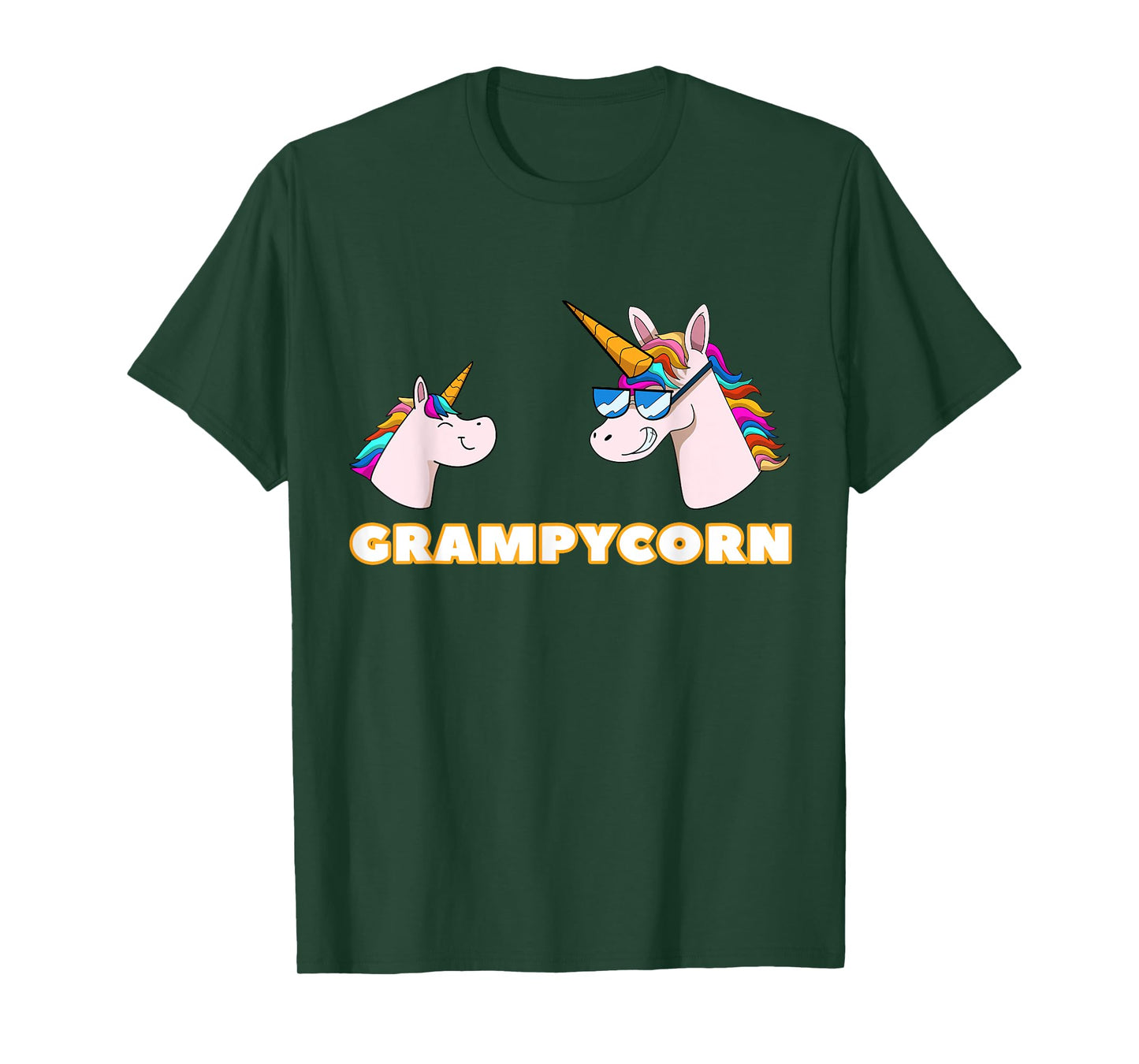 Grampycorn Grampy 1 Kid Grandfather Unicorn Father's Day T-Shirt