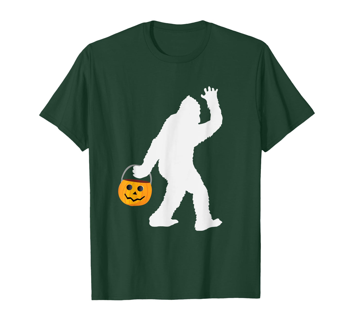 Pumpkin Bigfoot Halloween Shirt T-Shirt