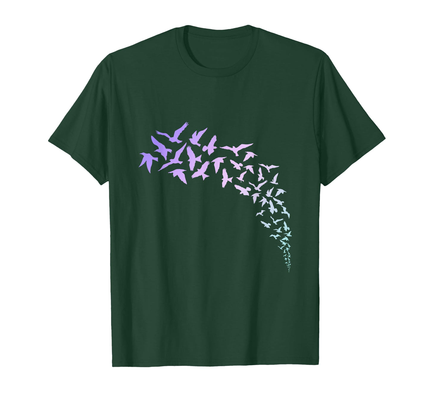 Flying Flock of Birds Artistic T-Shirt