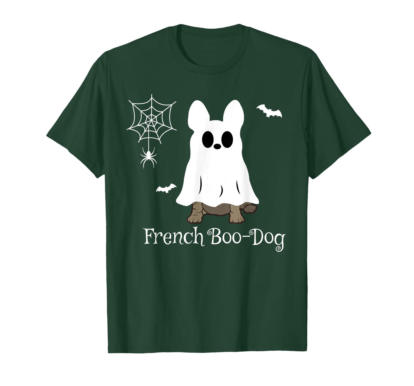 French Bulldog Halloween French Boo-Dog Dog Gift T-Shirt for Men Women Kids