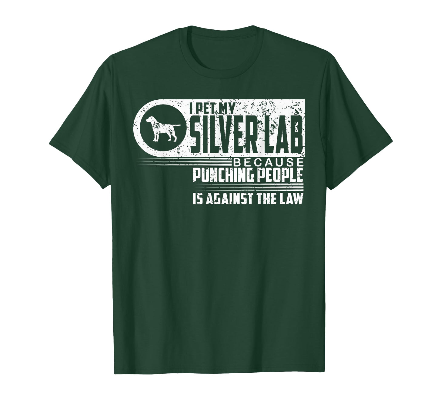 Labrador Retriever I Pet My Silver Lab Dog Lovers Shirt Gift T-Shirt