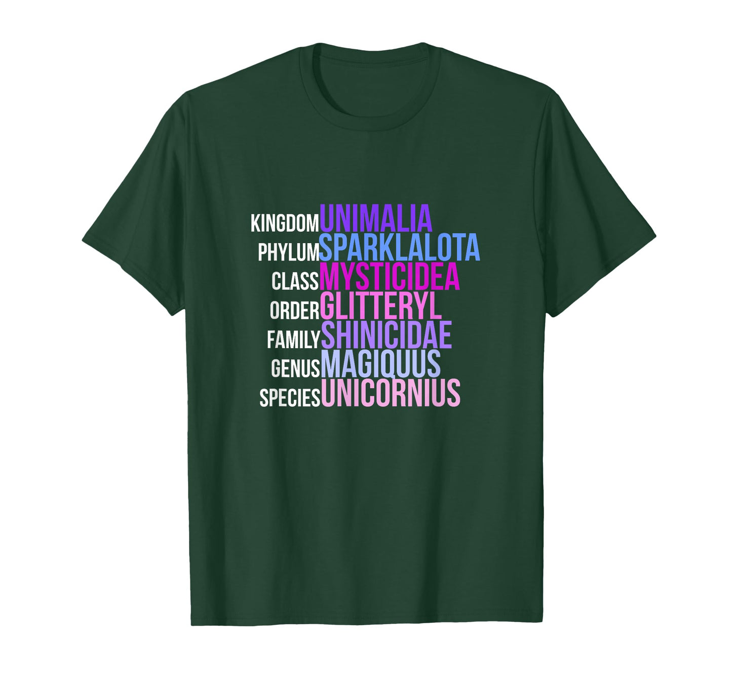 Unicorn Science Tshirt - Magical Mystic Unicorn Biology Tee T-Shirt