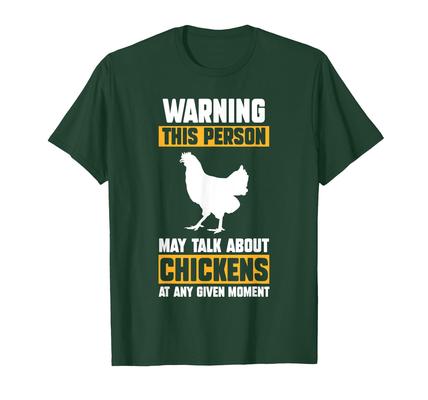 Chicken Farmer Gifts Kids Unisex-Adults Chicken Themed T-Shirt Black Small Crew Neck Short Sleeve Modern Chicken Design Lightweight T-Shirt