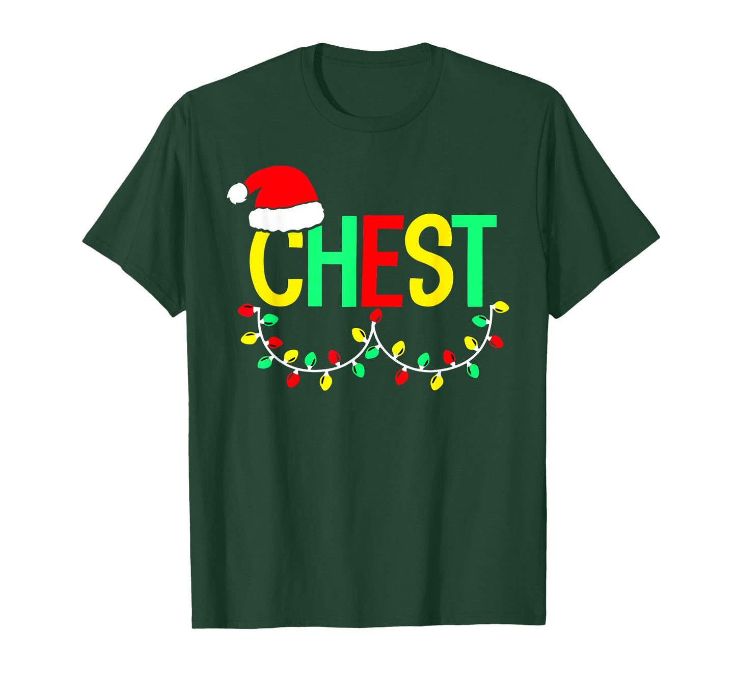 Chest Nuts Matching Couples Chestnuts Funny Christmas Xmas T-Shirt