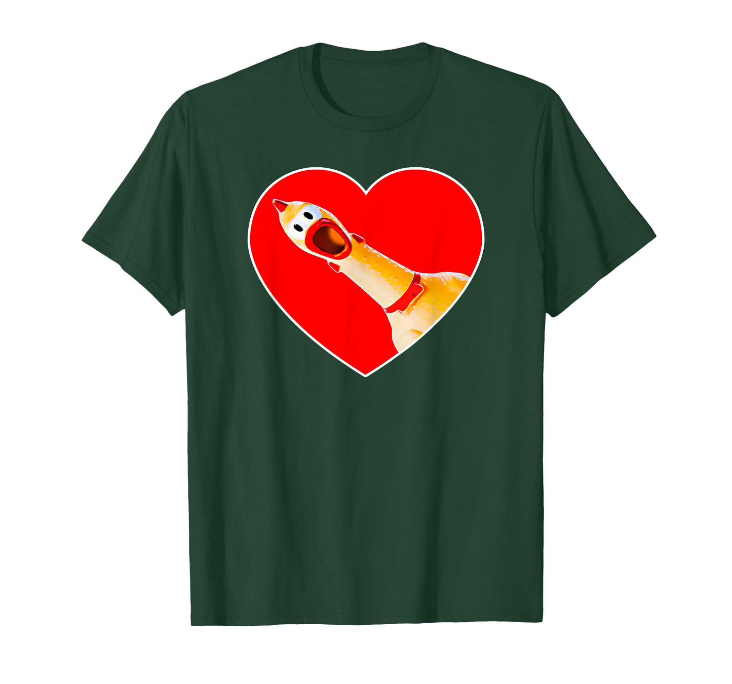 Funny Rubber Chicken Lover Practical Joke Gag Gift T-Shirt
