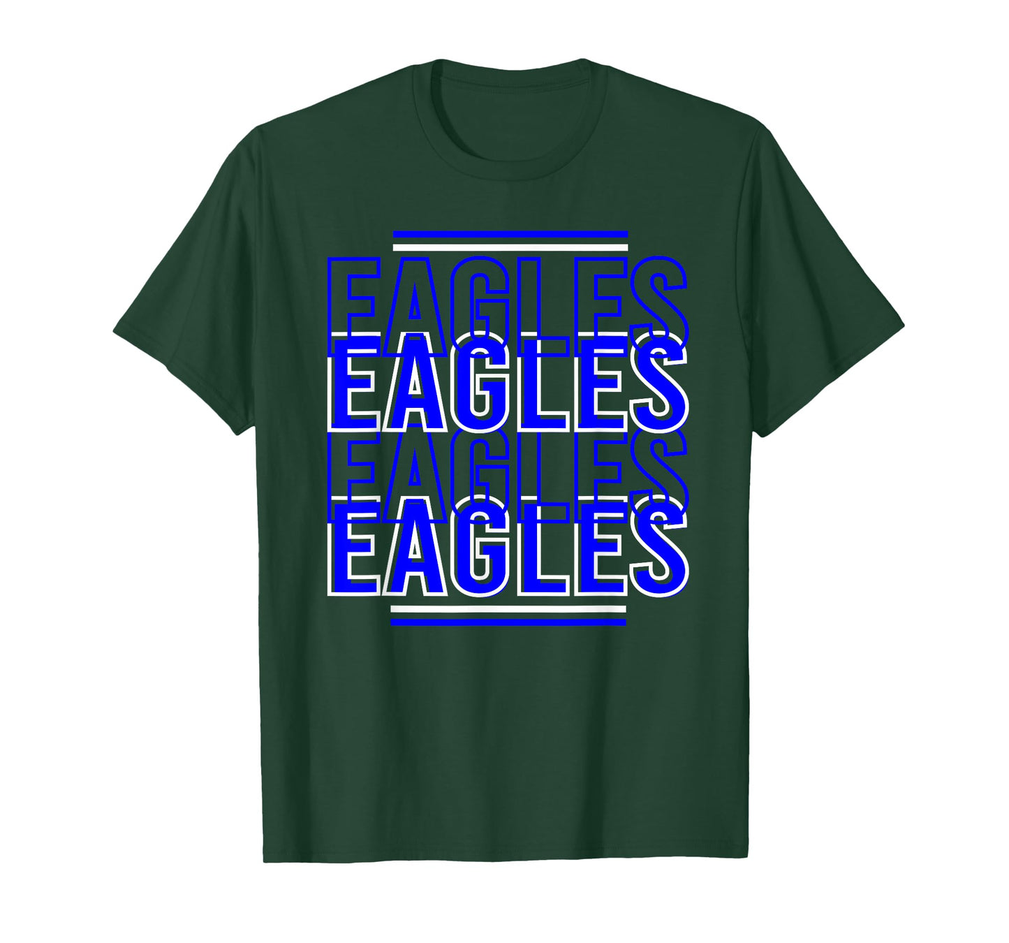 Red Black Eagles School Spirit Eagle Mascot Teacher T-Shirt for Men Women Kids