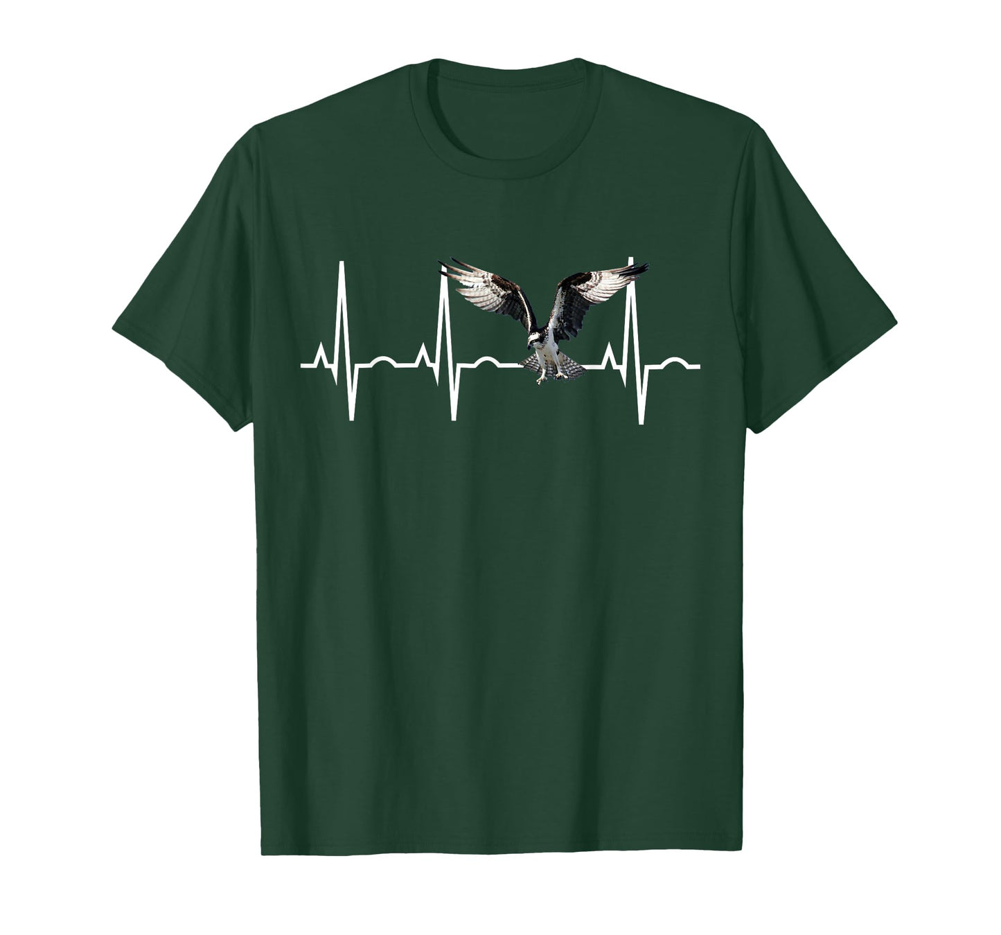 Osprey T-Shirt - Osprey Heartbeat Gift Tee for Birders T-Shirt