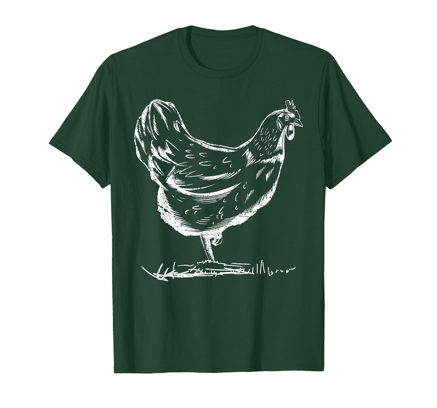 Chicken Drawn Chickens Farmer Chicken Farmer T-Shirt