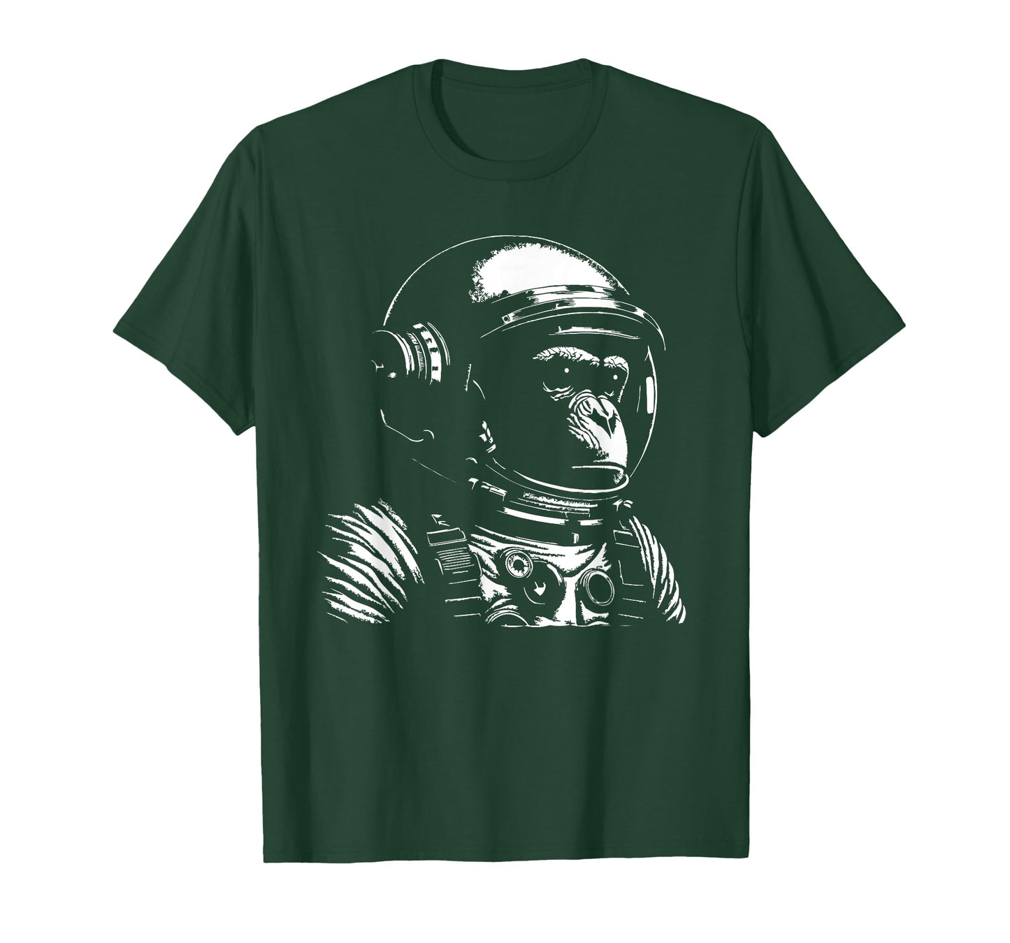 Vintage Space Travel Astronaut Monkey T-Shirt