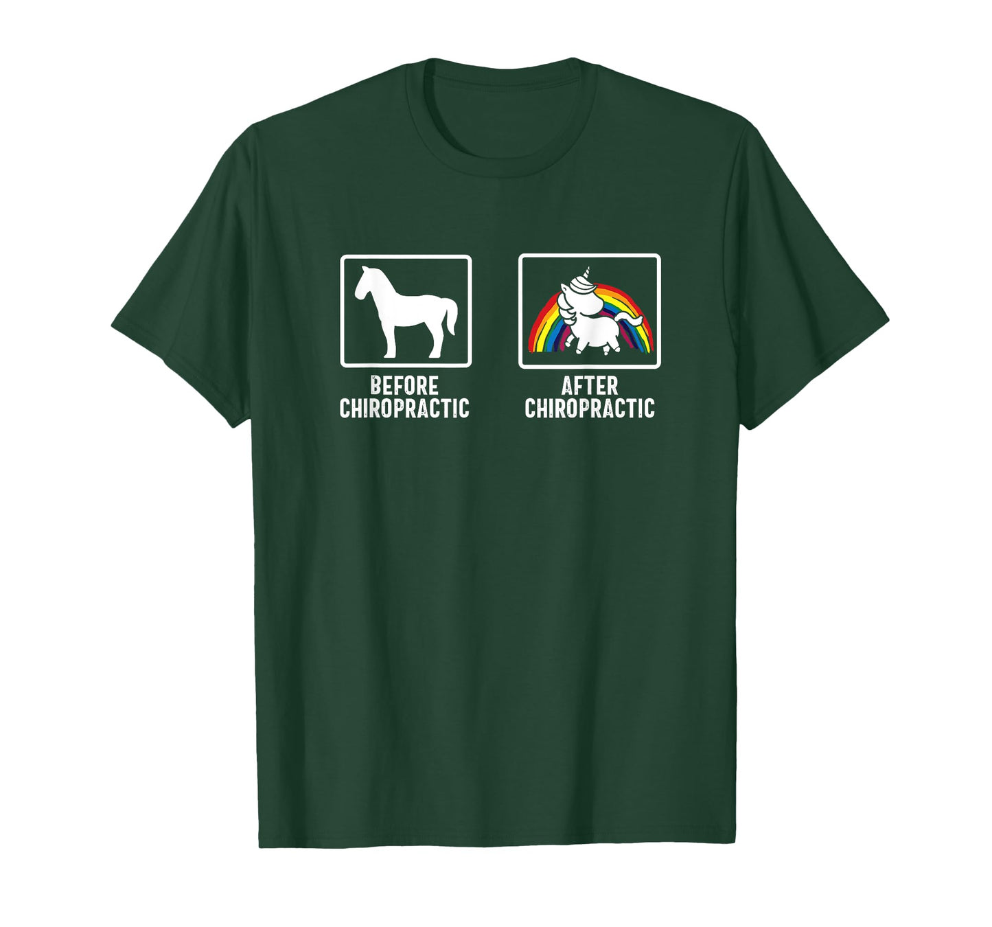 Chiropractor Unicorn Chiropractic Assistant Therapy T-Shirt
