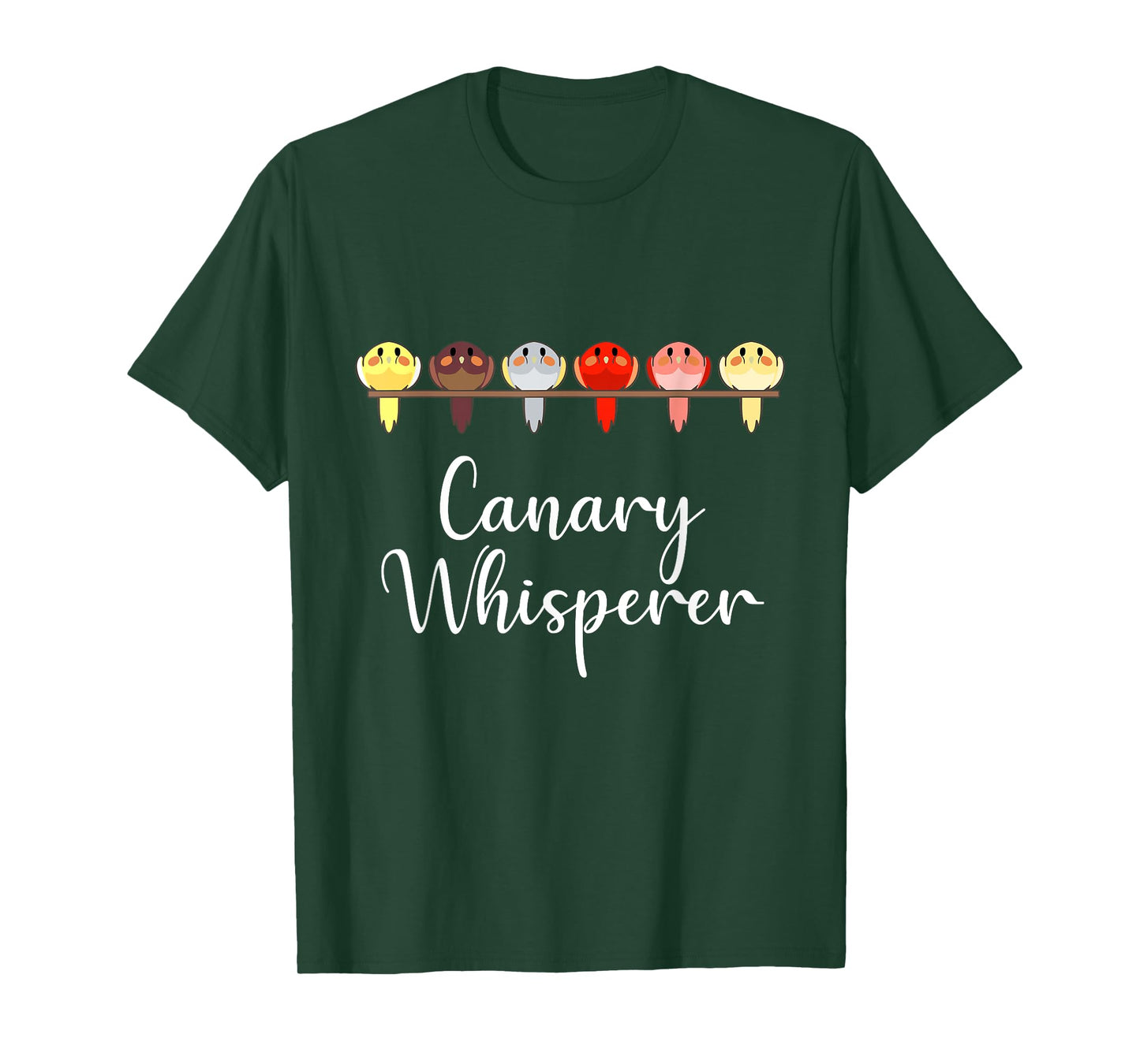 Canary Whisperer Funny Finch Songbird Pet Bird Lover Gift T-Shirt
