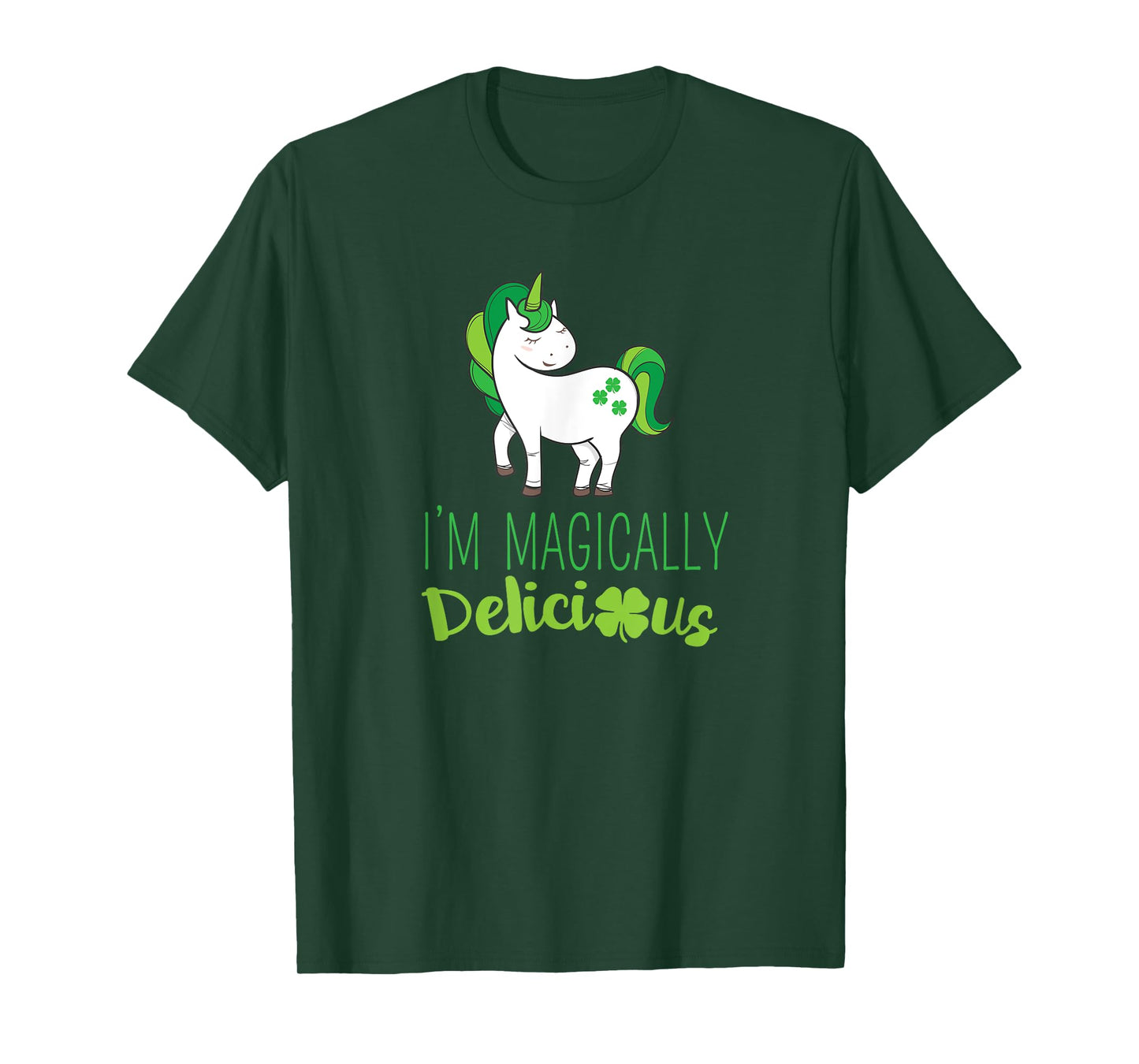 I'm Magically Delicious Unicorn St. Patrick's Day T Shirt T-Shirt