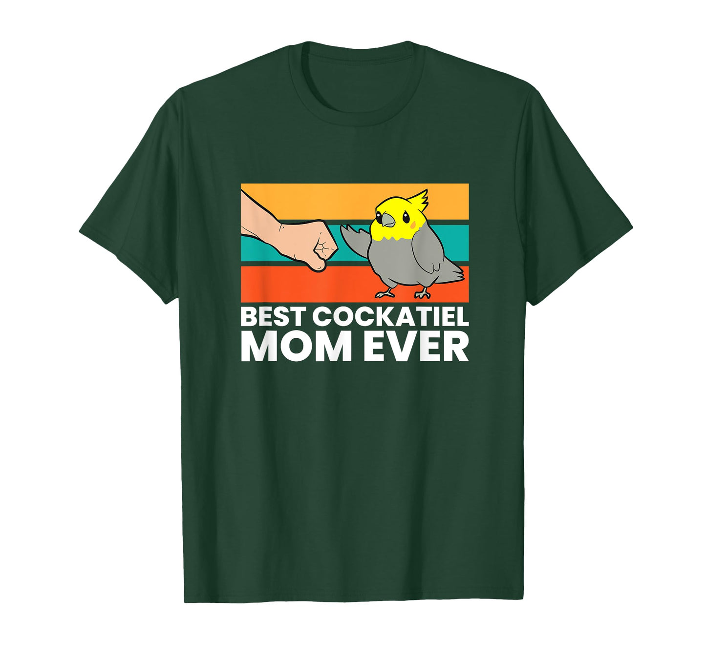 Best Cockatiel Mom Ever Bird Cockatiel Parrot T-Shirt