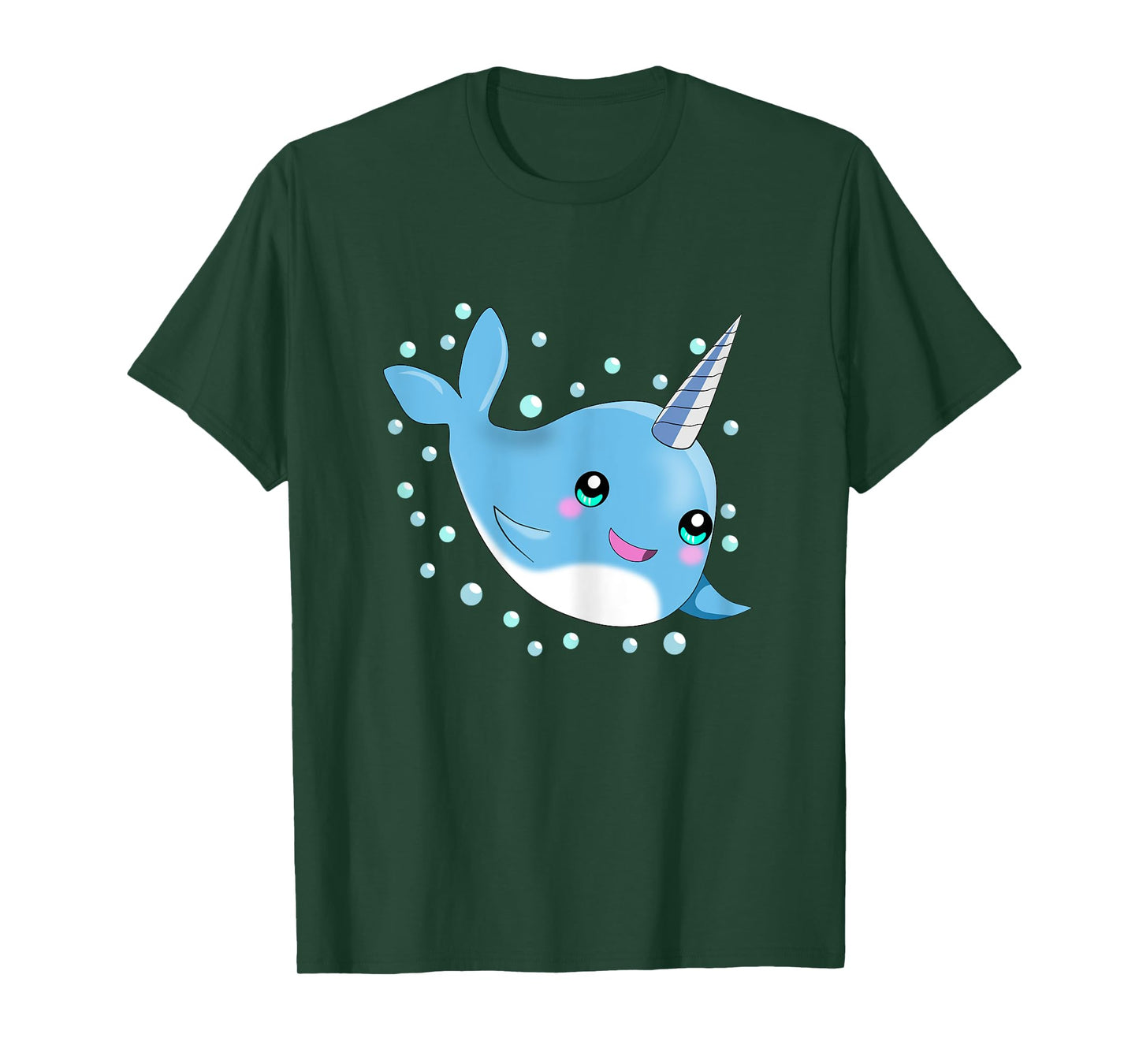 Sea Animal Lover Gift for Kids Boys Girls Cute Baby Narwhal T-Shirt