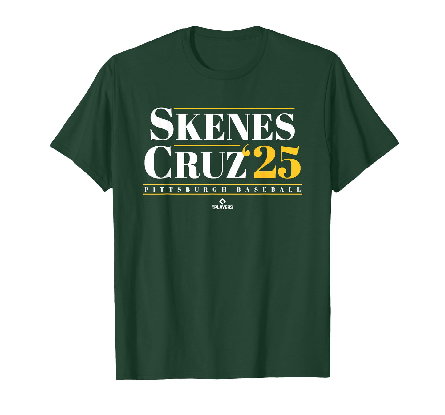 Paul Skenes Oneil Cruz 2025 Pittsburgh Baseball MLBPA T-Shirt