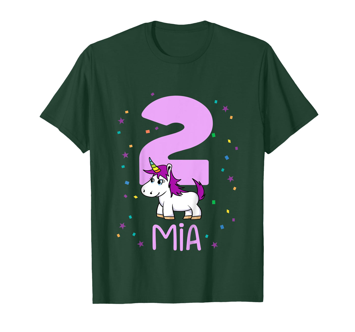 Kids I am 2 years and my name is Mia T-Shirt