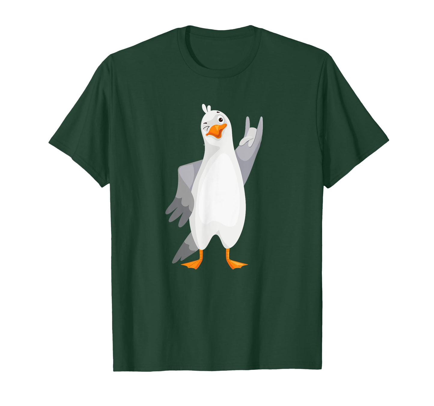 Funny Sea Gull Bird Summer Beach Gift for Men Women Kids T-Shirt